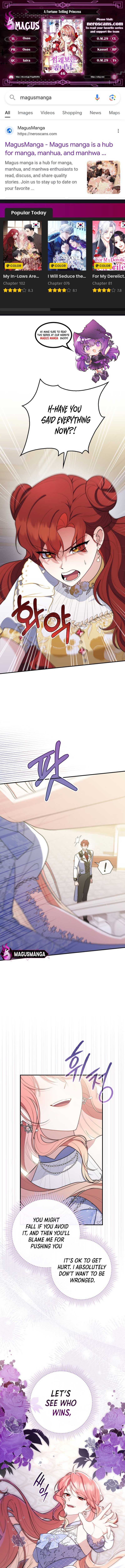 Read A Fortune-Telling Princess Manga Online