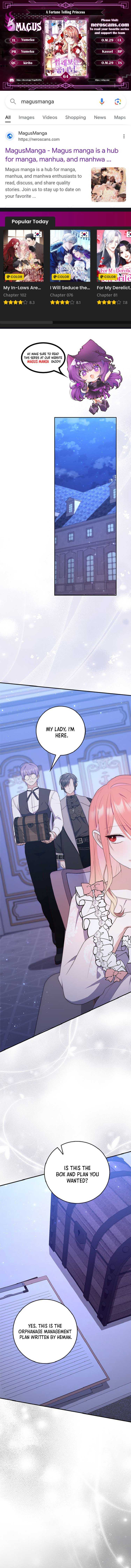 Read A Fortune-Telling Princess Manga Online