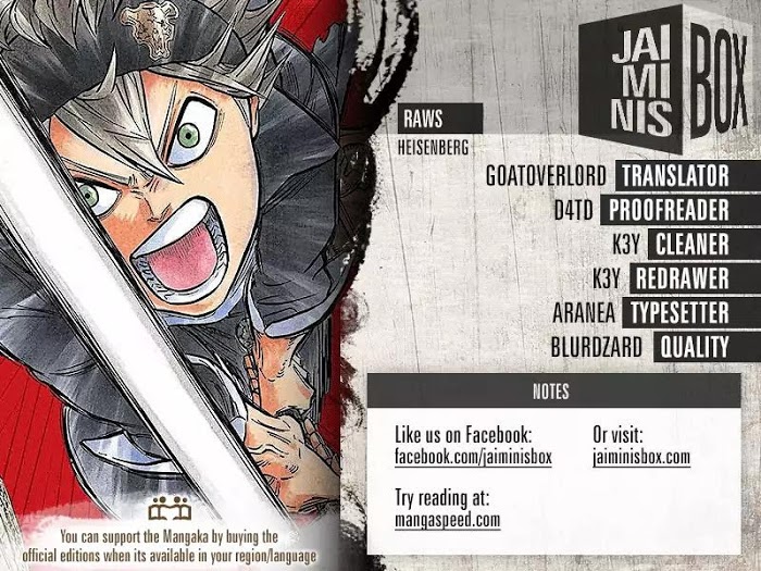 Read Black Clover Manga Online