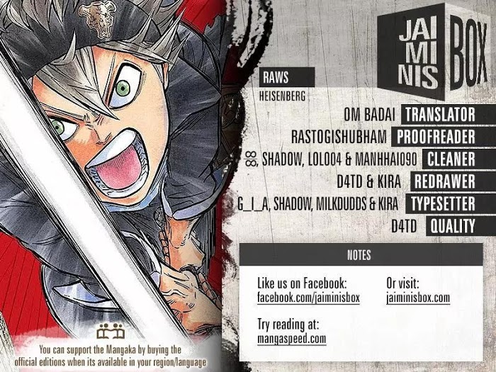 Read Black Clover Manga Online