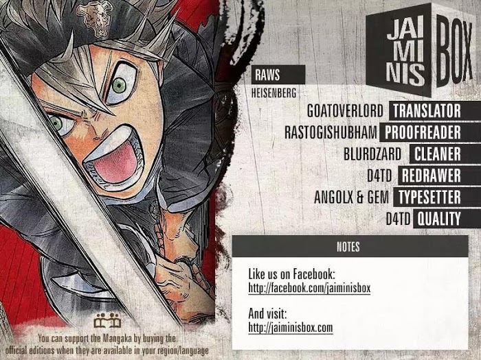 Read Black Clover Manga Online