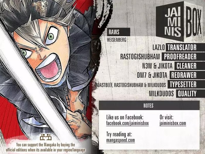 Read Black Clover Manga Online