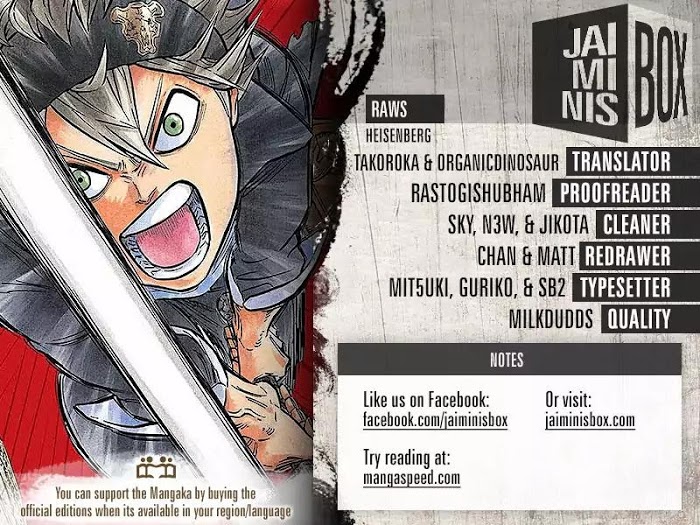 Read Black Clover Manga Online