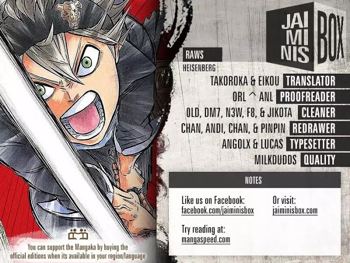 Read Black Clover Manga Online