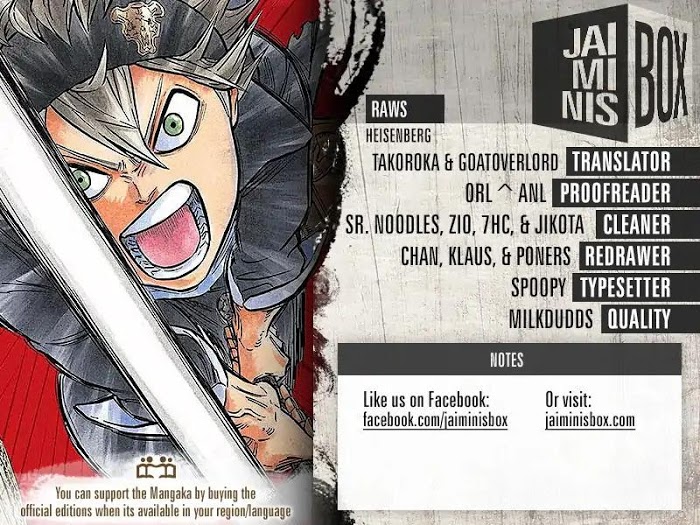 Read Black Clover Manga Online