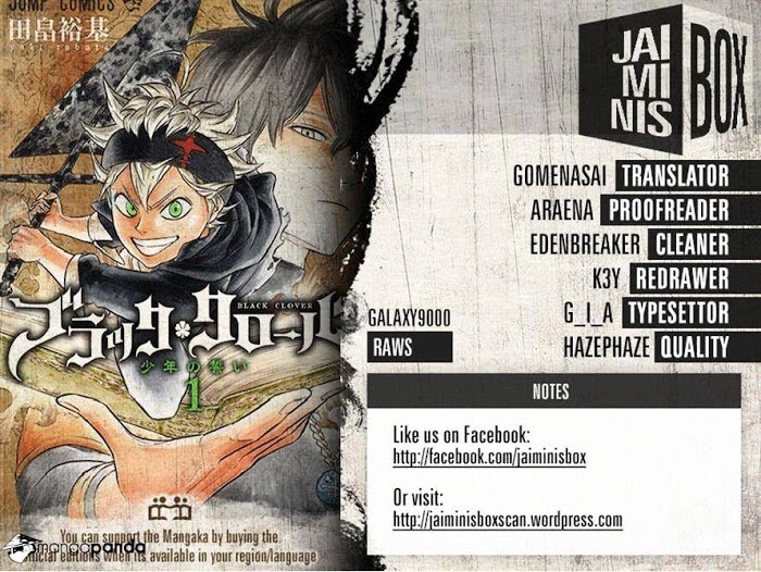 Read Black Clover Manga Online