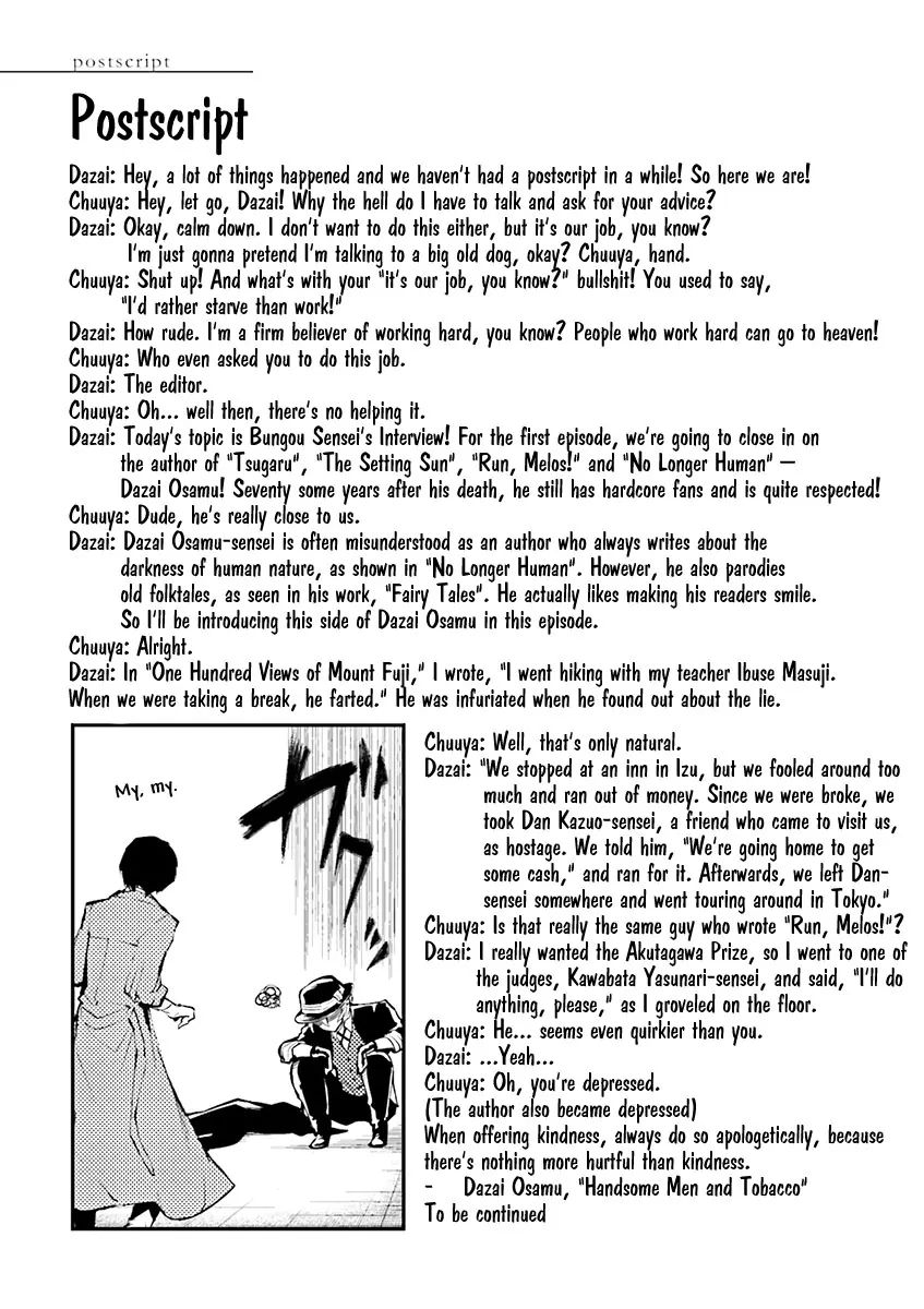 Read Bungou Stray Dogs Manga Online