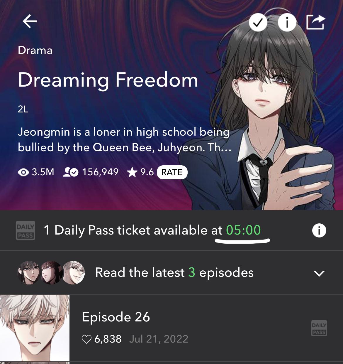Read Dreaming Freedom Manga Online