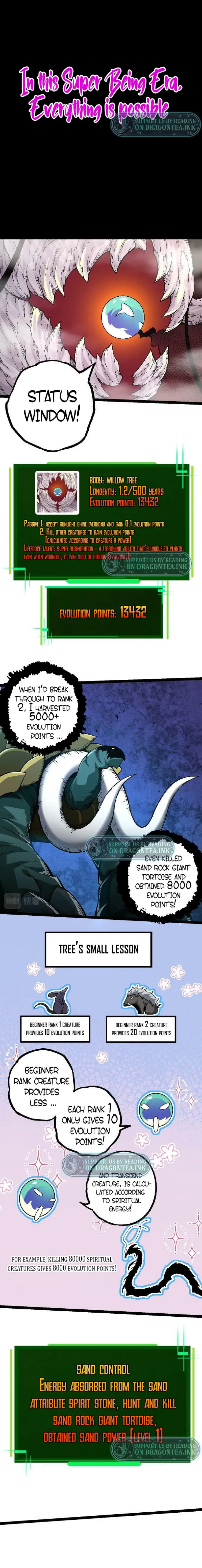 Read Evolution Begins With A Big Tree Manga Online