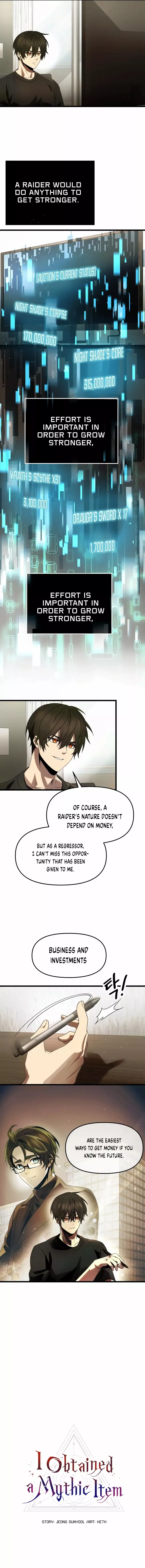 Read I Obtained a Mythic Item Manga Online