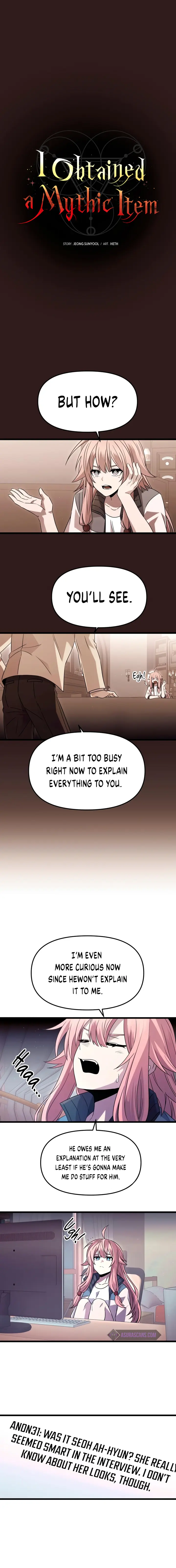 Read I Obtained a Mythic Item Manga Online