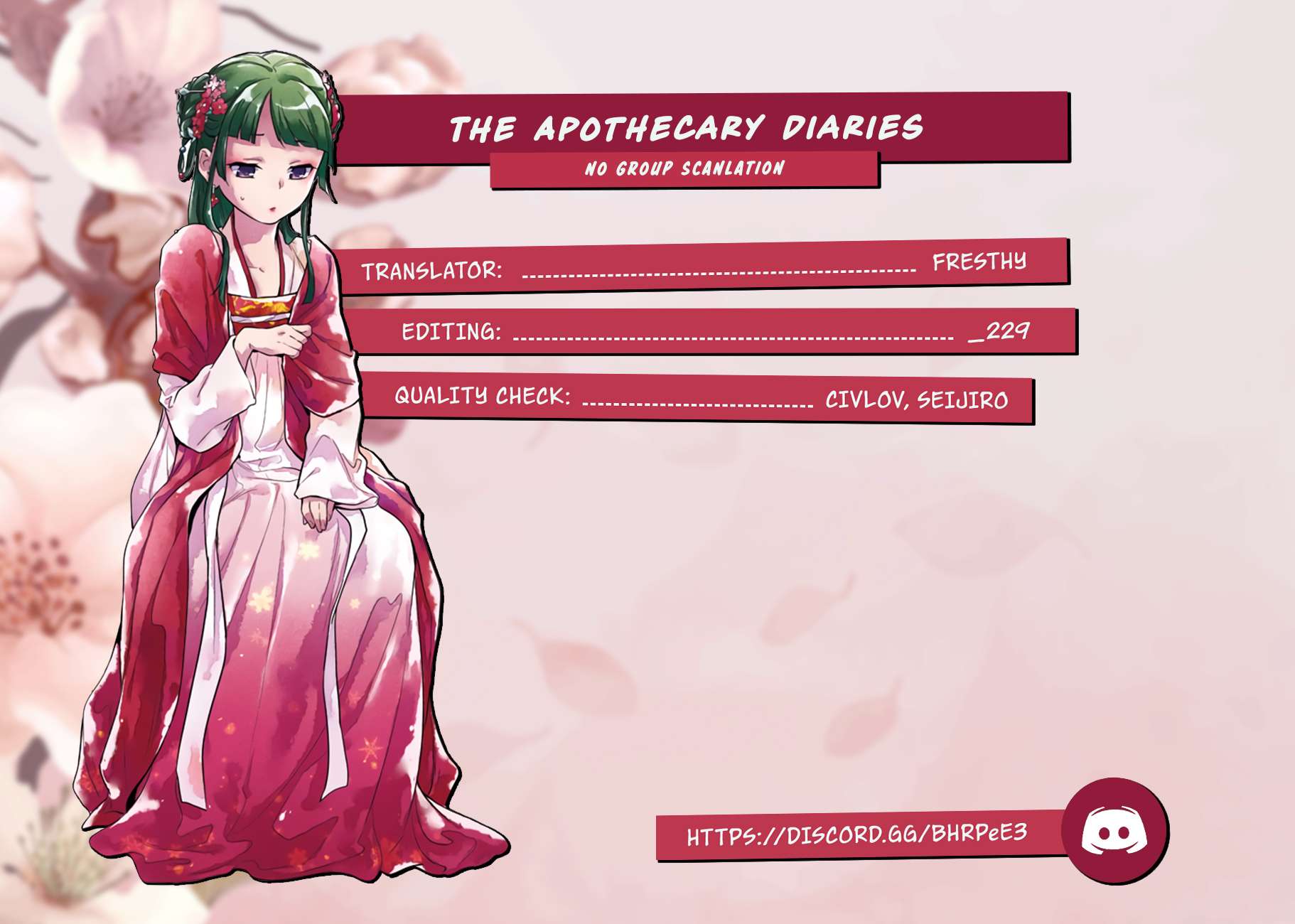 Read Kusuriya No Hitorigoto Manga Online