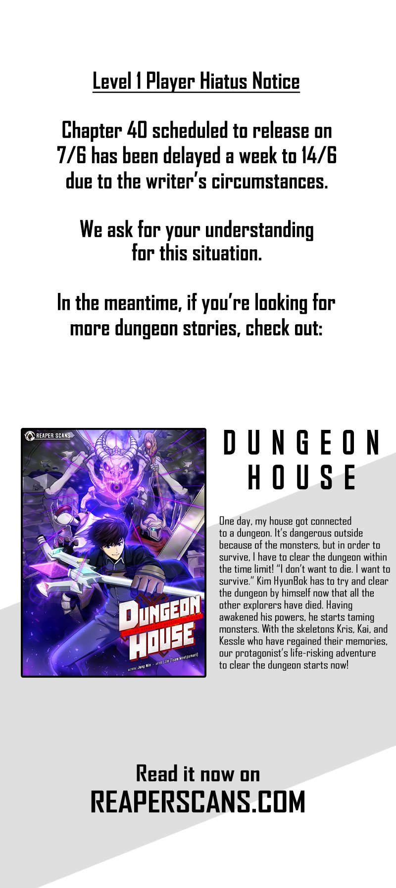 Read Level 1 Player Manga Online