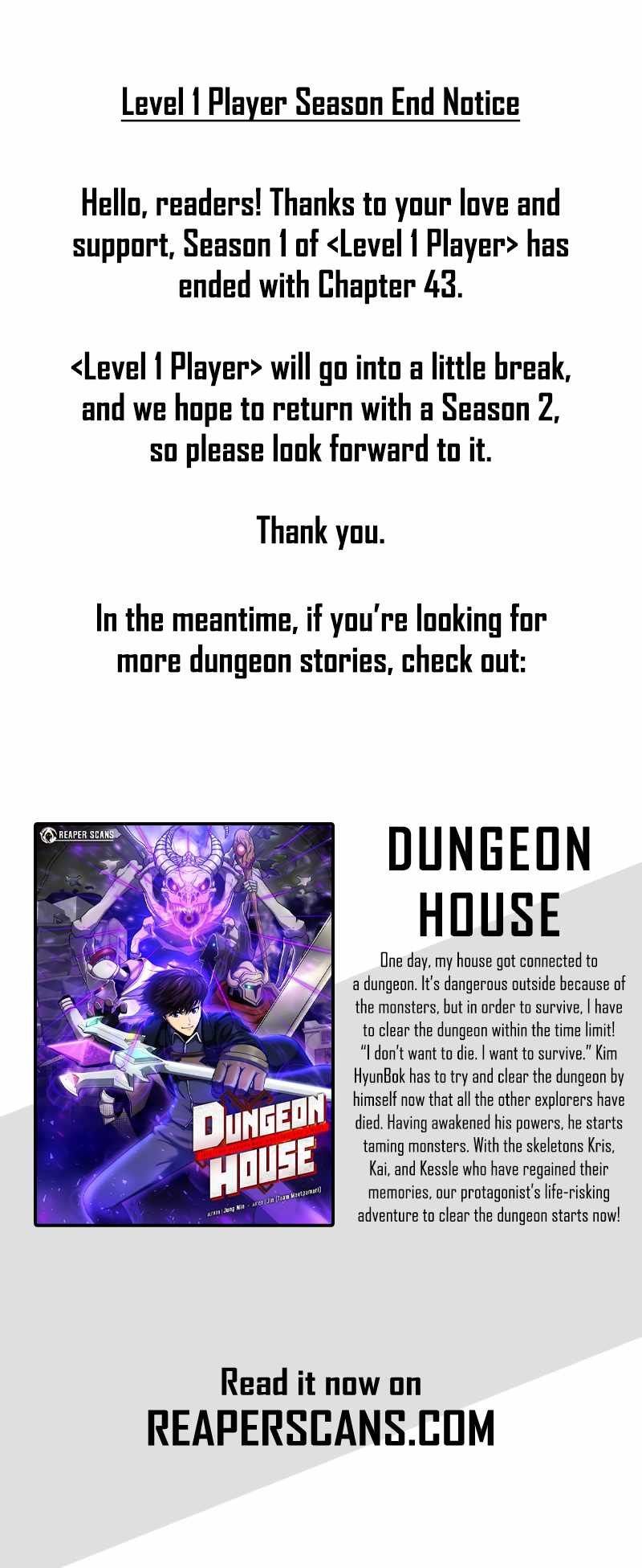 Read Level 1 Player Manga Online