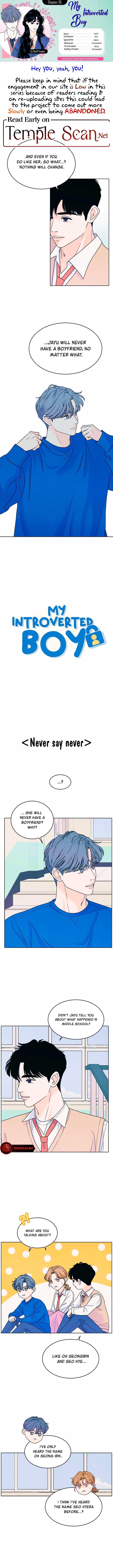 Read My Introverted Boy Manga Online