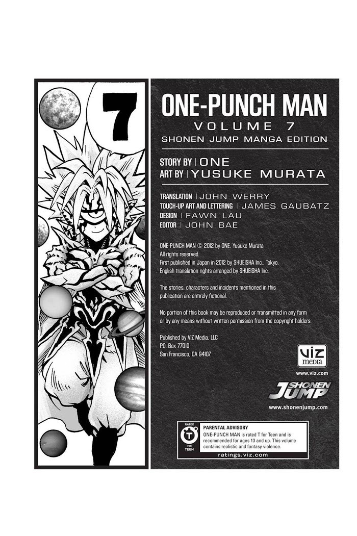 Read One Punch Man Manga Online