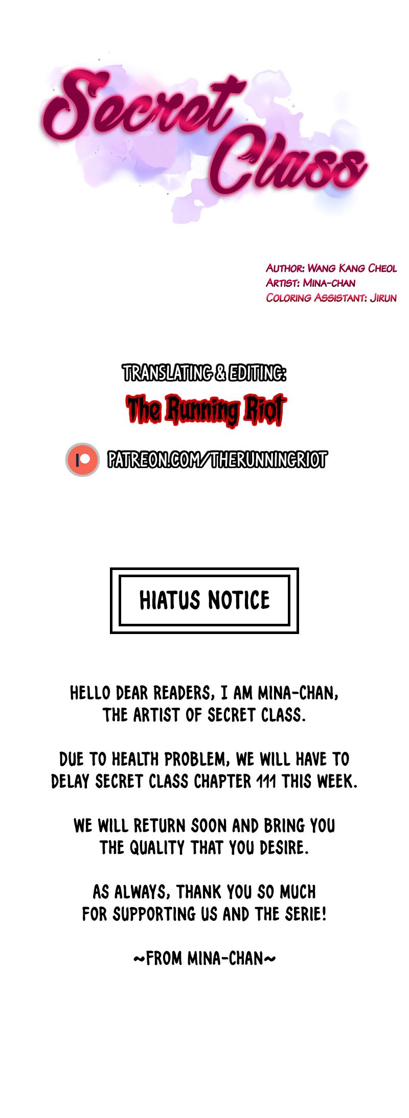Read Secret Class Manga Online