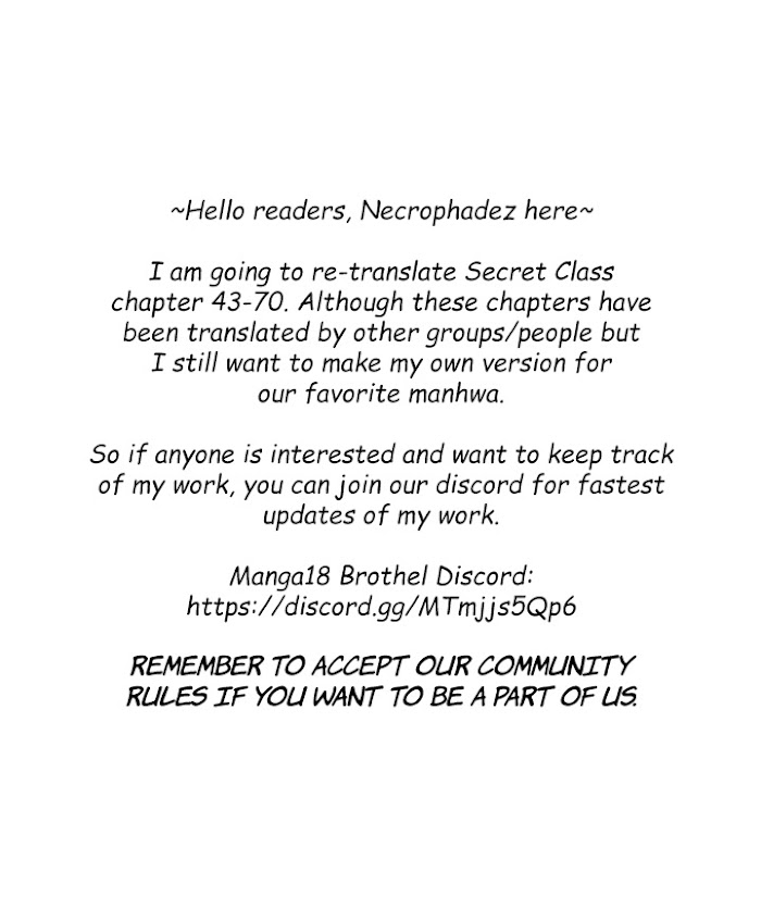 Read Secret Class Manga Online