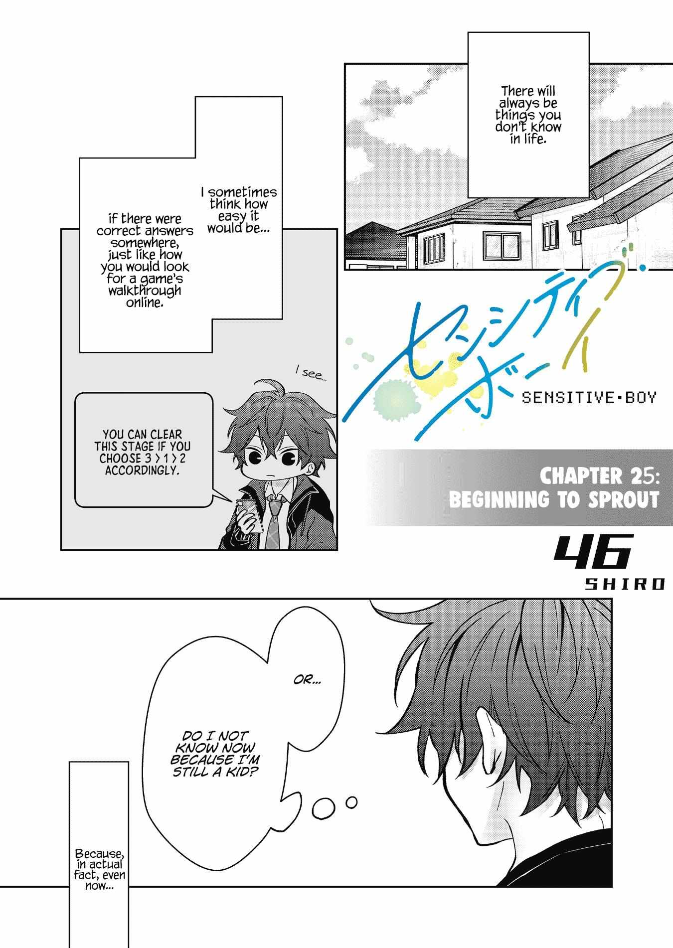 Read Sensitive Boy Manga Online