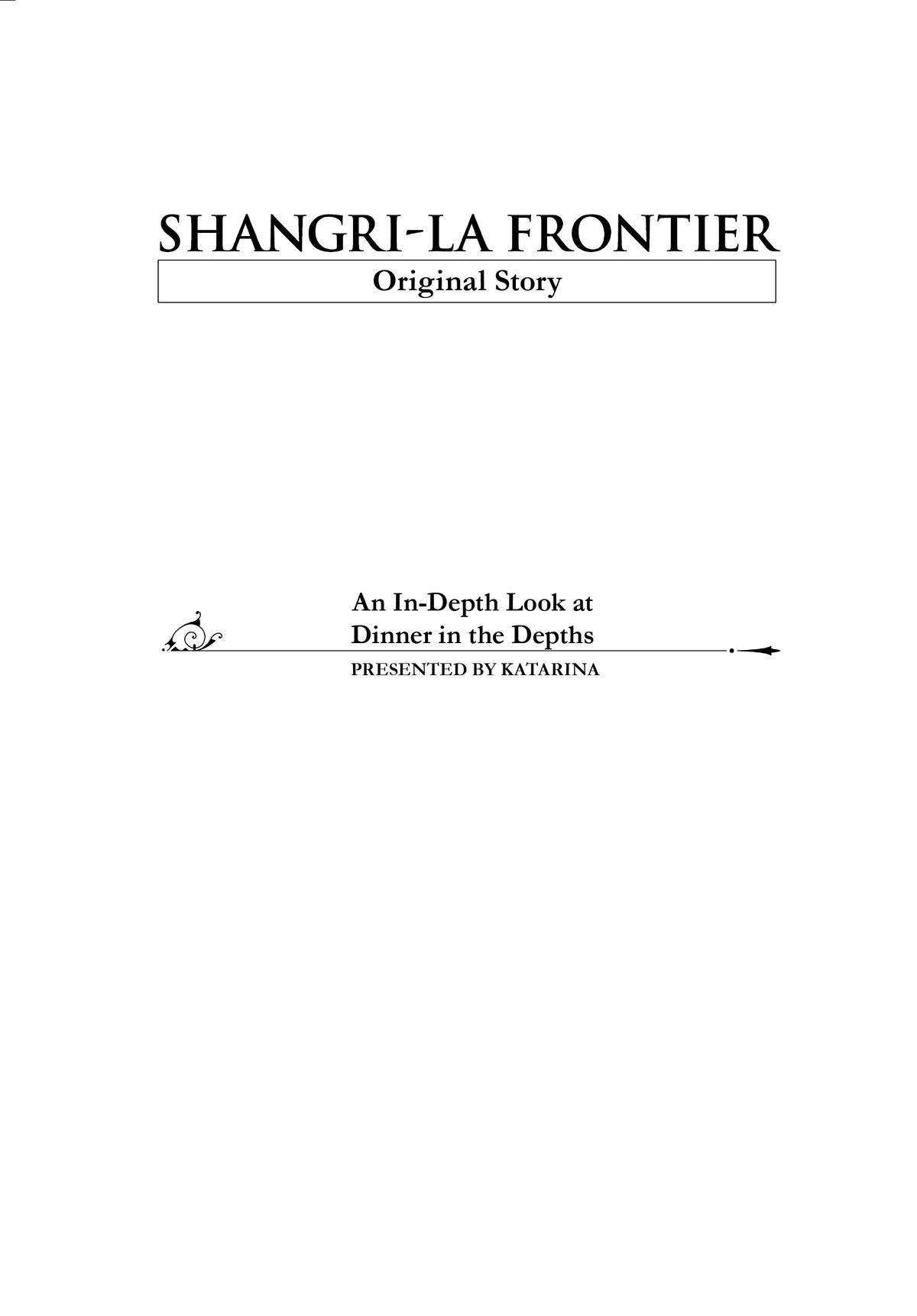 Read Shangri-La Frontier Manga Online