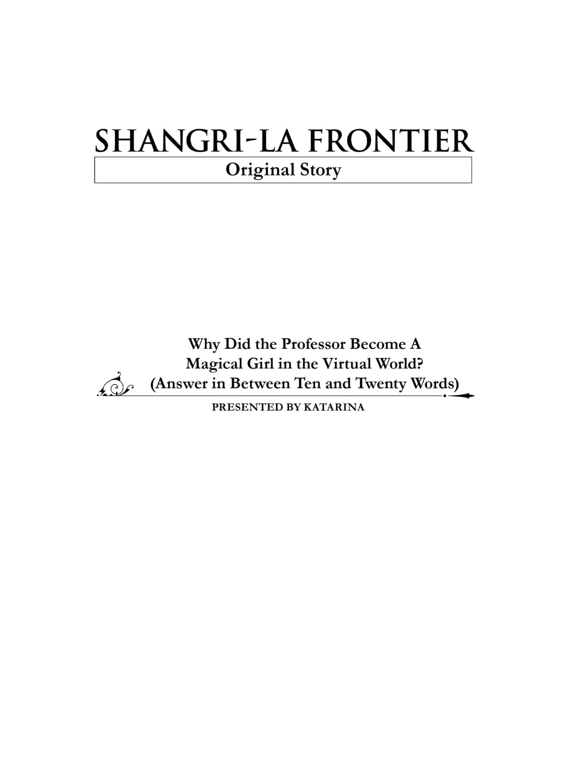 Read Shangri-La Frontier Manga Online