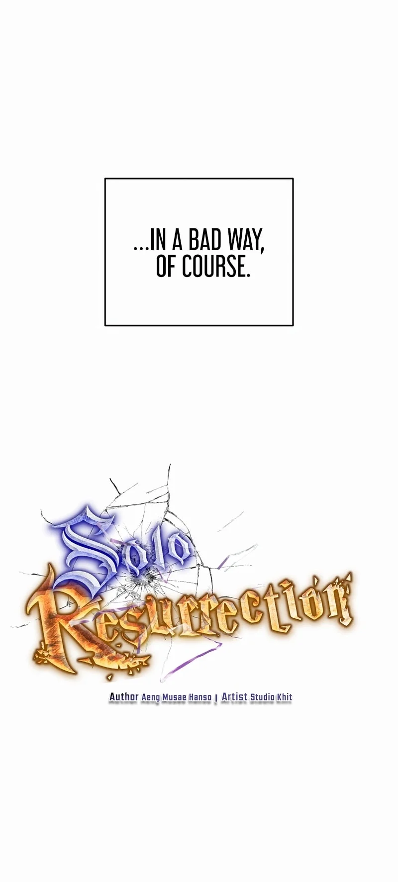 Read Solo Resurrection Manga Online