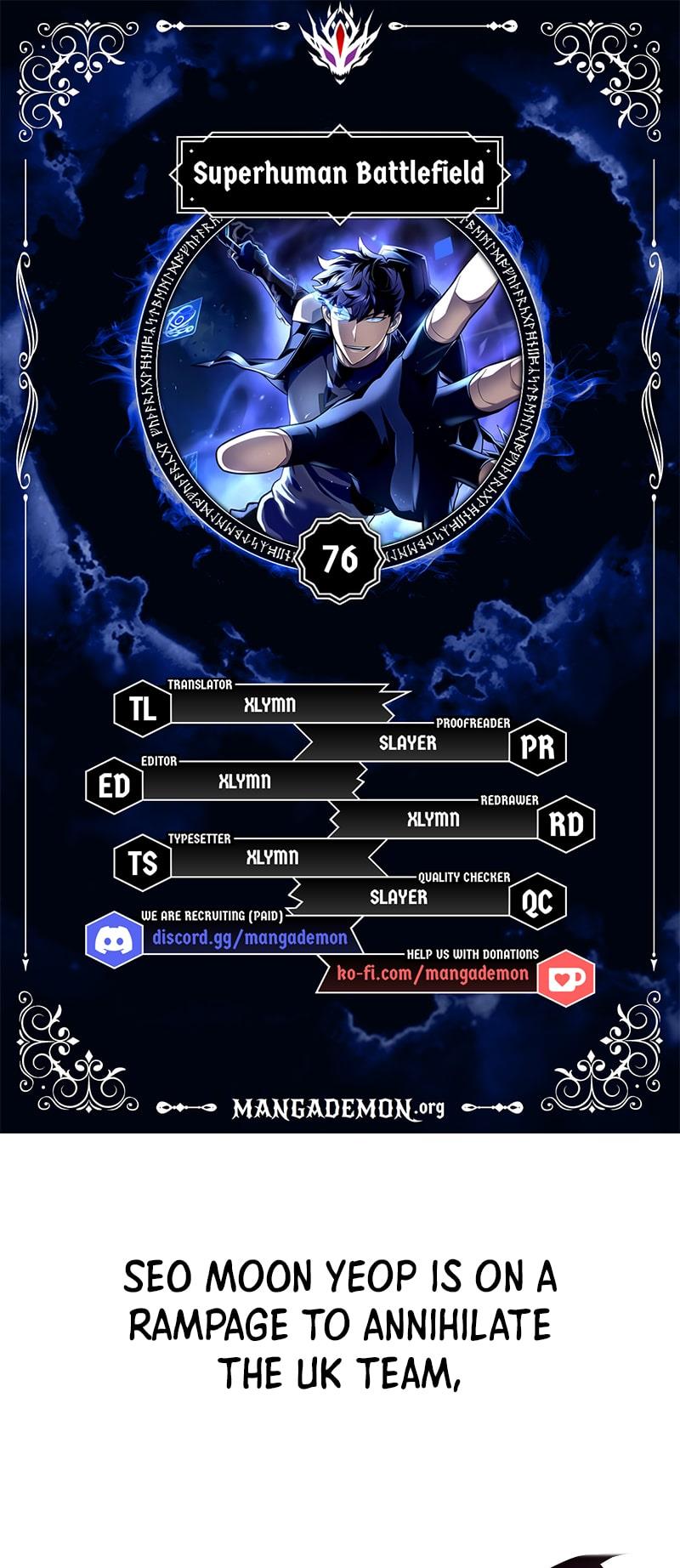 Read Superhuman Battlefield Manga Online