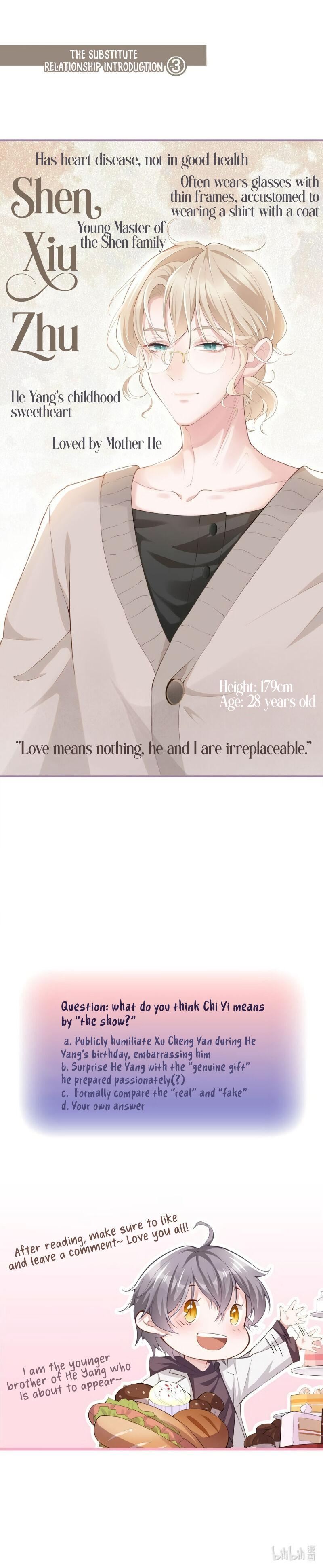 Read The Substitute Relationship Manga Online