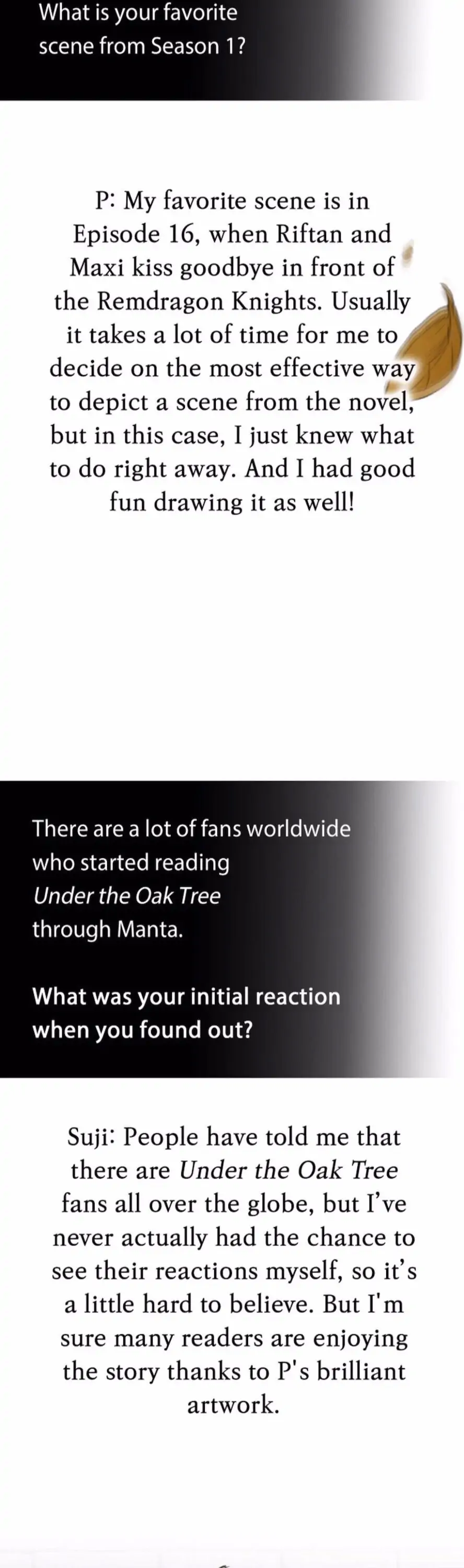 Read Under The Oak Tree Manga Online