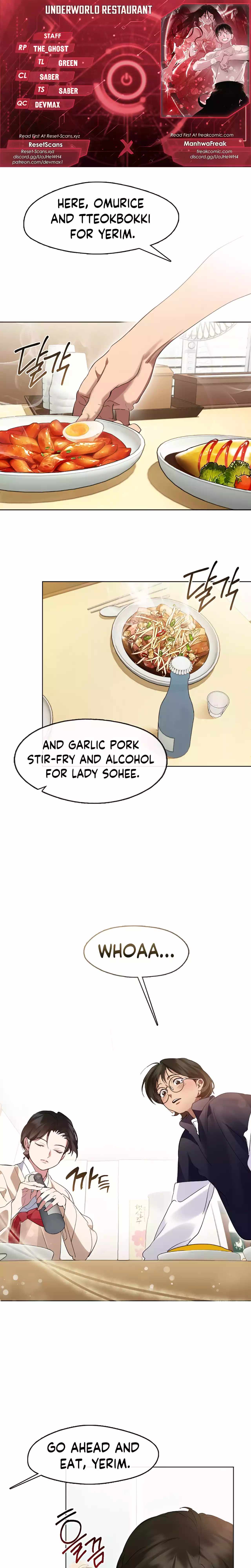 Read Underworld Restaurant Manga Online