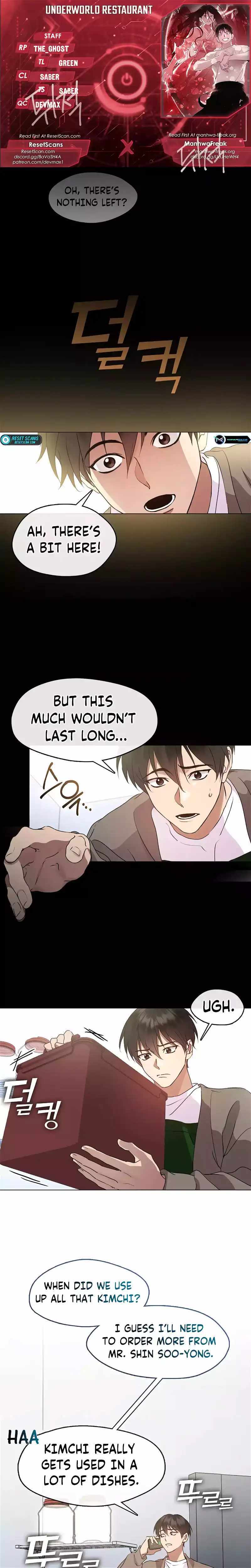 Read Underworld Restaurant Manga Online