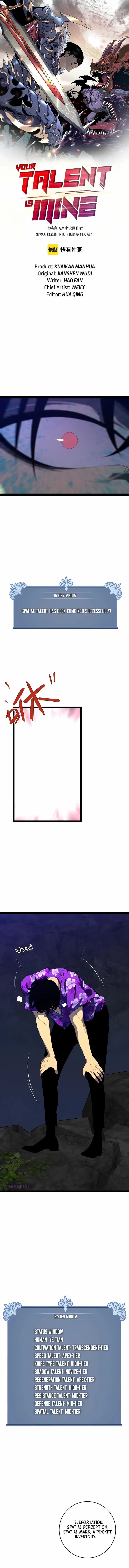 Read Your Talent is Mine Manga Online