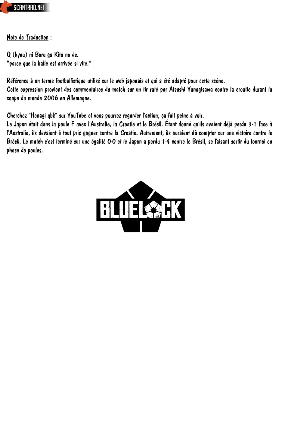 Read Blue Lock (fr) Manga Online