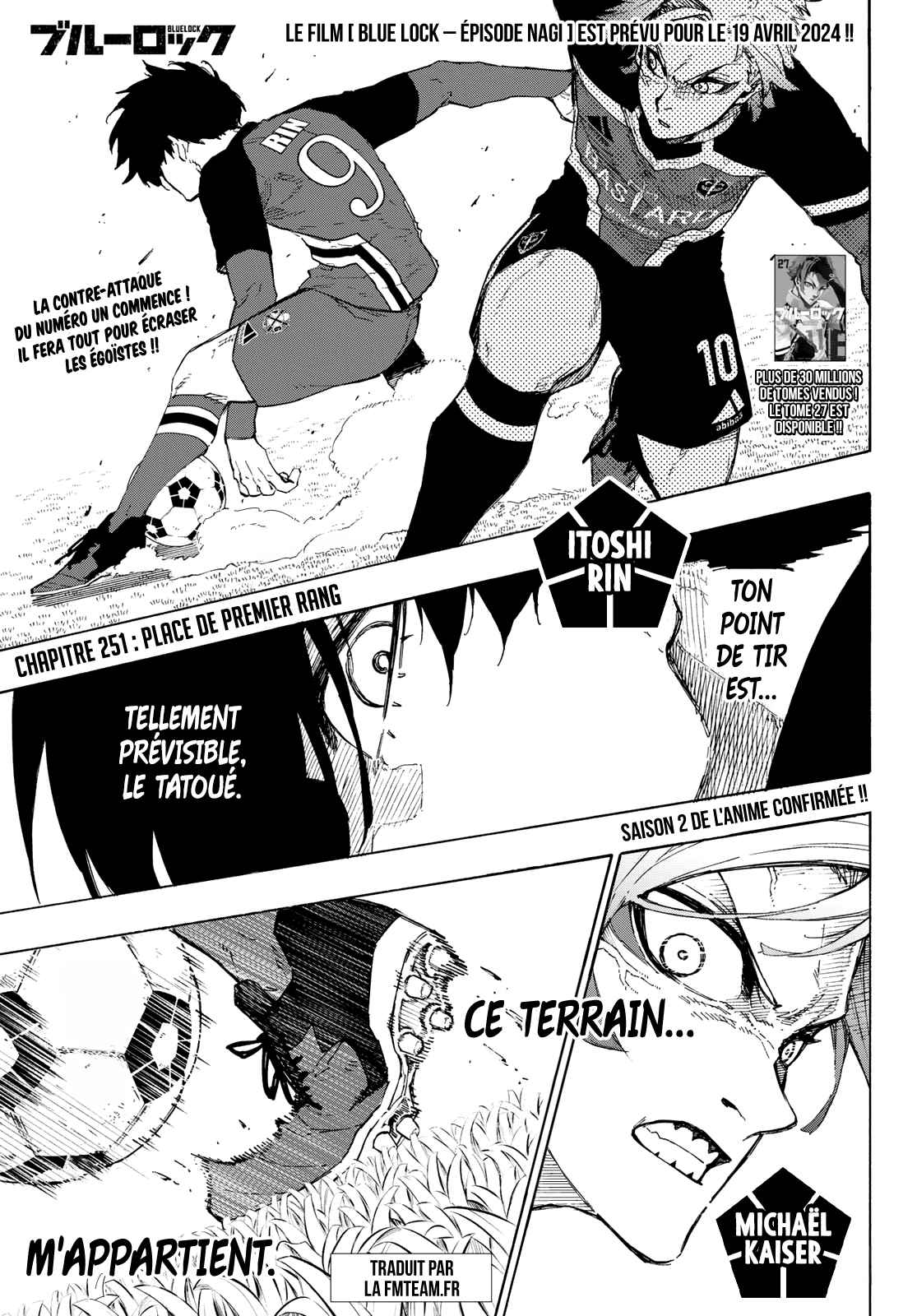Read Blue Lock (fr) Manga Online